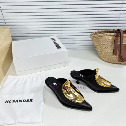 Jil Sander's new spring and summer cat heel pointed single shoes have a strong sense of luxuwfjickrw - Image 2