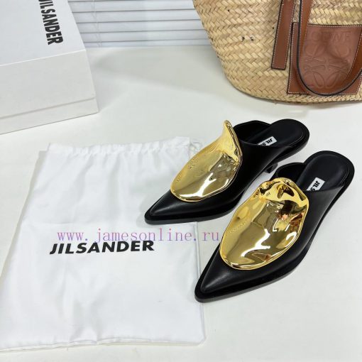 Jil Sander's new spring and summer cat heel pointed single shoes have a strong sense of luxuwfjickrw - Image 9