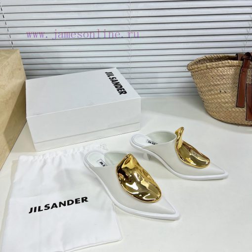 Jil Sander's new spring and summer cat heel pointed single shoes have a strong sense of luxuaxqfda62