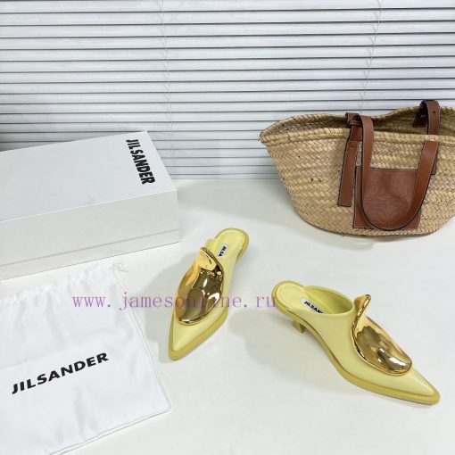 Jil Sander's new spring and summer cat heel pointed single shoes have a strong sense of luxuguor7x77 - Image 5