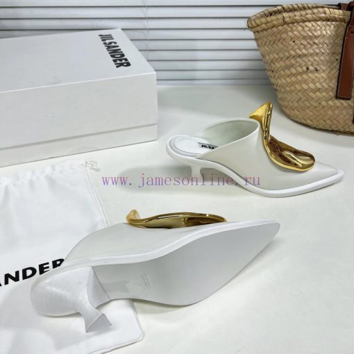 Jil Sander's new spring and summer cat heel pointed single shoes have a strong sense of luxuaxqfda62 - Image 3