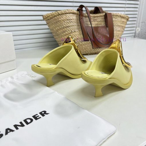 Jil Sander's new spring and summer cat heel pointed single shoes have a strong sense of luxuguor7x77 - Image 7