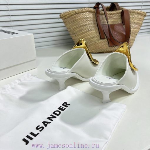 Jil Sander's new spring and summer cat heel pointed single shoes have a strong sense of luxuaxqfda62 - Image 8