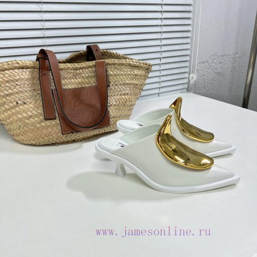 Jil Sander's new spring and summer cat heel pointed single shoes have a strong sense of luxuaxqfda62 - Image 9