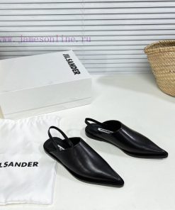 Jil Sander's new spring and summer cat heel pointed single shoes have a strong sense of luxu0h7osvge