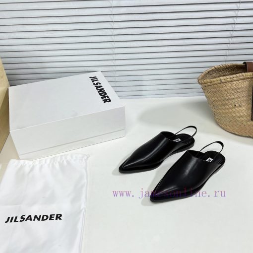Jil Sander's new spring and summer cat heel pointed single shoes have a strong sense of luxu0h7osvge - Image 4