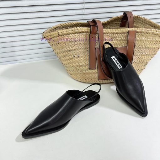 Jil Sander's new spring and summer cat heel pointed single shoes have a strong sense of luxu0h7osvge - Image 5