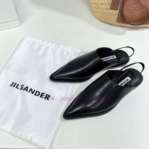 Jil Sander's new spring and summer cat heel pointed single shoes have a strong sense of luxu0h7osvge - Image 7