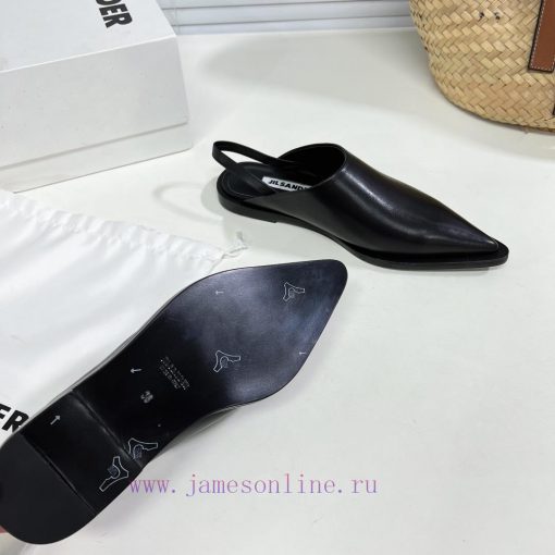 Jil Sander's new spring and summer cat heel pointed single shoes have a strong sense of luxu0h7osvge - Image 9