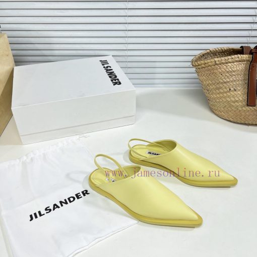 Jil Sander's new spring and summer cat heel pointed single shoes have a strong sense of luxugu86iep8