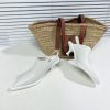 Jil Sander's Spring/Summer New Cat Heel Pointed Single Shoes with Baotou Slippers exude a se20ogwls2