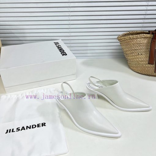 Jil Sander's Spring/Summer New Cat Heel Pointed Single Shoes with Baotou Slippers exude a se20ogwls2 - Image 3