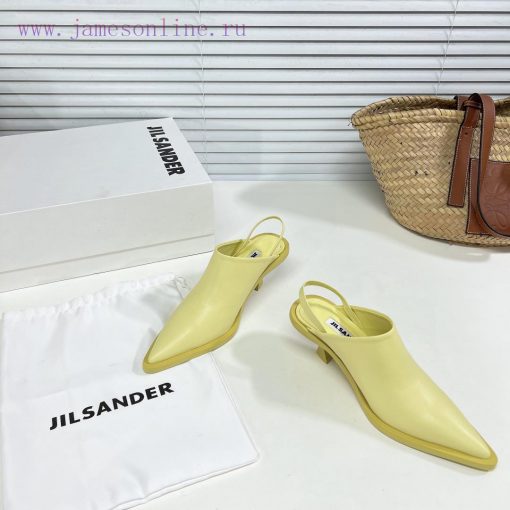 Jil Sander's Spring/Summer New Cat Heel Pointed Single Shoes with Baotou Slippers exude a se6rcufls0 - Image 8