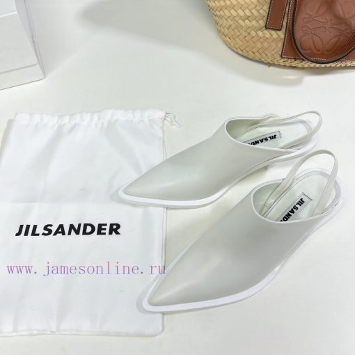 Jil Sander's Spring/Summer New Cat Heel Pointed Single Shoes with Baotou Slippers exude a se20ogwls2 - Image 7
