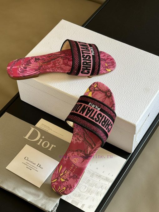 Dior ss24 new arrival～CD Home Classic Embroidered Slippers Classic Colors+24 New ColorsExquipt9asi6v - Image 5