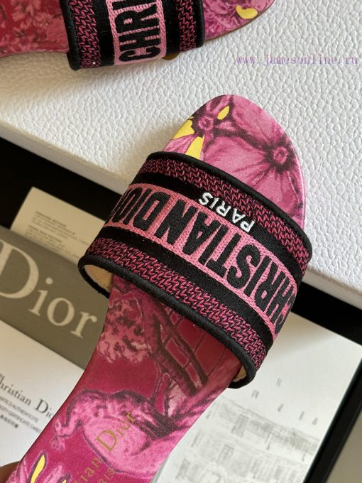 Dior ss24 new arrival～CD Home Classic Embroidered Slippers Classic Colors+24 New ColorsExquipt9asi6v - Image 6