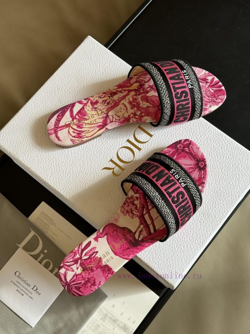 Dior ss24 new arrival～CD Home Classic Embroidered Slippers Classic Colors+24 New ColorsExqui409y3px2 - Image 5