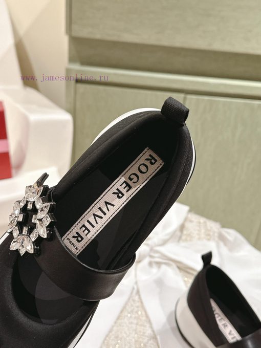 | ²⁰²4 𝐬𝐬  🤍🤎𝐑𝐨𝐠𝐞𝐫 𝐕𝐢𝐯𝐢𝐞𝐫  Roger Vivian Viv 'Run diamond buckle fabric sports shoes are a mrljgo6xi - Image 7