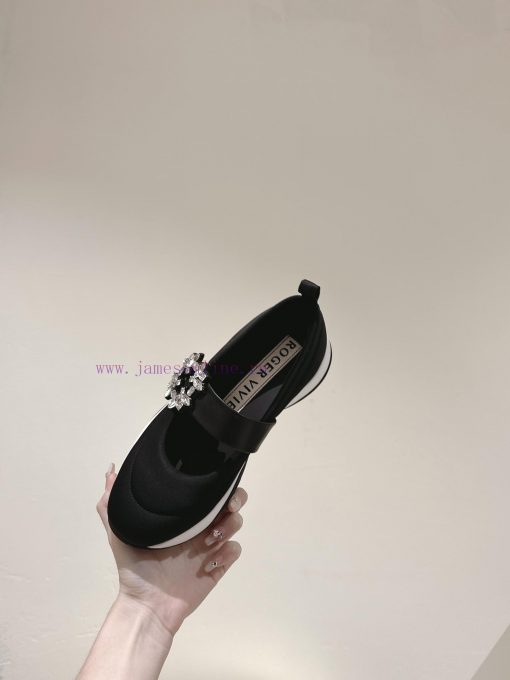 | ²⁰²4 𝐬𝐬  🤍🤎𝐑𝐨𝐠𝐞𝐫 𝐕𝐢𝐯𝐢𝐞𝐫  Roger Vivian Viv 'Run diamond buckle fabric sports shoes are a mrljgo6xi - Image 10