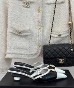 Chanel | Chanel 24C New Product ClassicDouble C Clover Pearl Sandals and Slippers SeriesThe a85kgtad