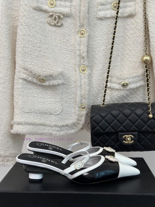 Chanel | Chanel 24C New Product ClassicDouble C Clover Pearl Sandals and Slippers SeriesThe a85kgtad - Image 2