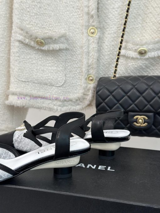 Chanel | Chanel 24C New Product ClassicDouble C Clover Pearl Sandals and Slippers SeriesThe u6f9v1pp - Image 7