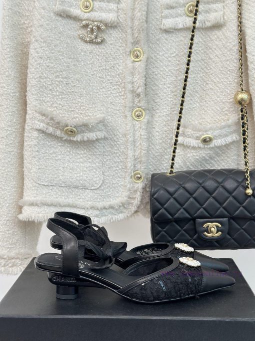 Chanel | Chanel 24C New Product ClassicDouble C Clover Pearl Sandals and Slippers SeriesThe 1bt83cj4