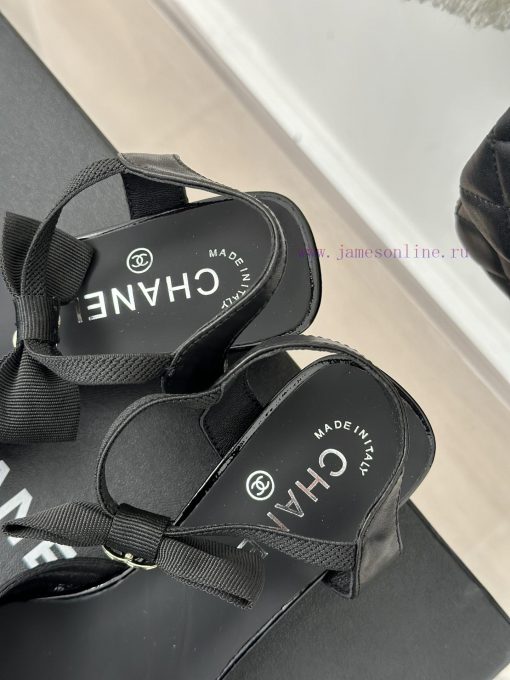 Chanel | Chanel 24C New Product ClassicDouble C Clover Pearl Sandals and Slippers SeriesThe 1bt83cj4 - Image 9