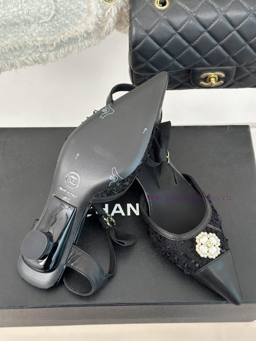 Chanel | Chanel 24C New Product ClassicDouble C Clover Pearl Sandals and Slippers SeriesThe 1bt83cj4 - Image 10