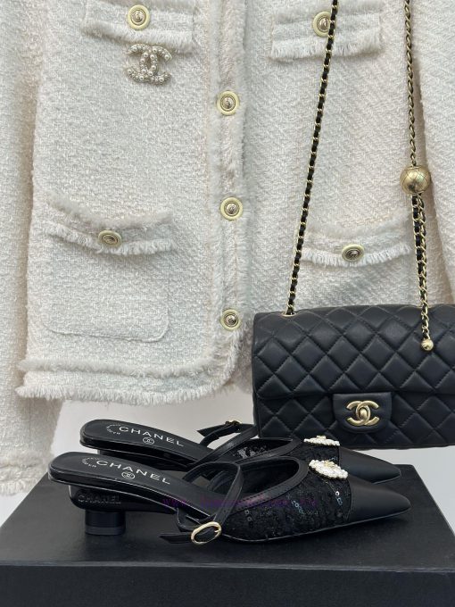 Chanel | Chanel 24C New Product ClassicDouble C Clover Pearl Sandals and Slippers SeriesThe nygq0b3k