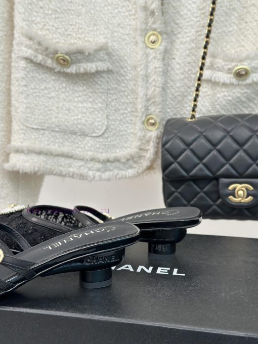 Chanel | Chanel 24C New Product ClassicDouble C Clover Pearl Sandals and Slippers SeriesThe nygq0b3k - Image 7