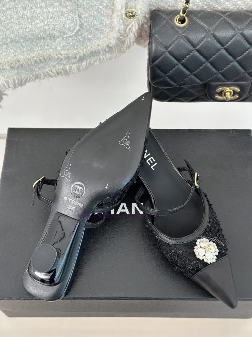 Chanel | Chanel 24C New Product ClassicDouble C Clover Pearl Sandals and Slippers SeriesThe nygq0b3k - Image 10