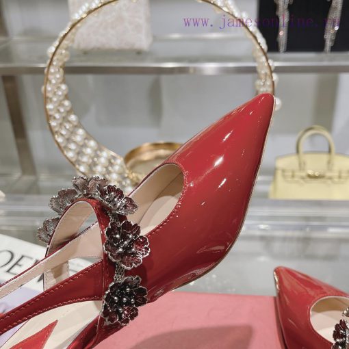 𝐑𝐨𝐠𝐞𝐫𝐕𝐢𝐯𝐢 * 2024 Spring/Summer New Women's Shoes Virgule Diamond Buckle Lacquered Leather Req77pcrak - Image 9