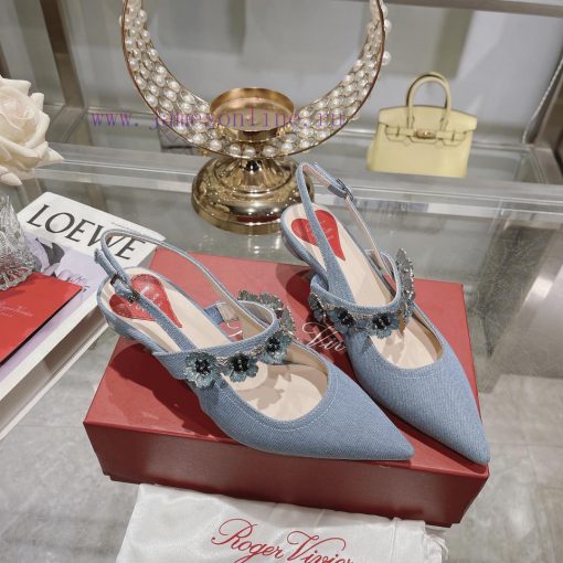 𝐑𝐨𝐠𝐞𝐫𝐕𝐢𝐯𝐢 * 2024 Spring/Summer New Women's Shoes Virgule Diamond Buckle Lacquered Leather Re7c9dm2m8 - Image 6