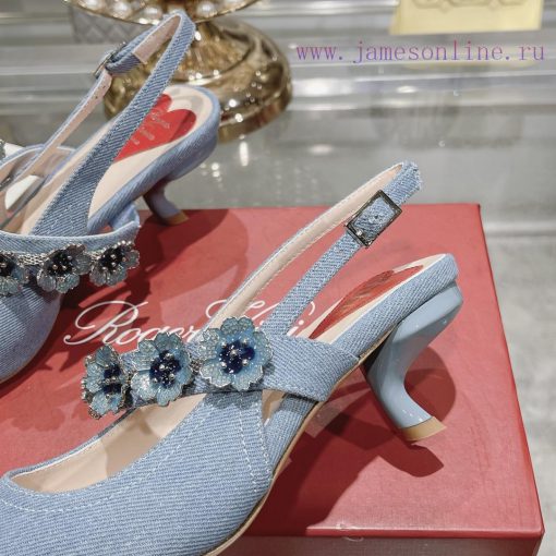 𝐑𝐨𝐠𝐞𝐫𝐕𝐢𝐯𝐢 * 2024 Spring/Summer New Women's Shoes Virgule Diamond Buckle Lacquered Leather Re7c9dm2m8 - Image 9
