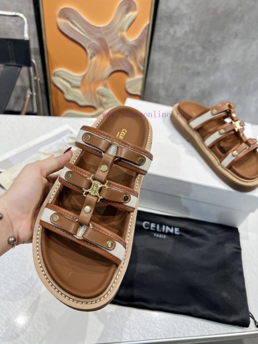 Original replica Celine24 new color Celine Silin TIPPI new coffee color vegetable tanned cowk0fma1dw