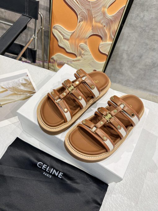 Original replica Celine24 new color Celine Silin TIPPI new coffee color vegetable tanned cowk0fma1dw - Image 3