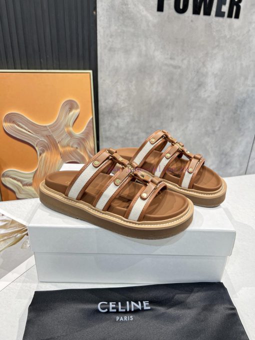Original replica Celine24 new color Celine Silin TIPPI new coffee color vegetable tanned cowk0fma1dw - Image 4
