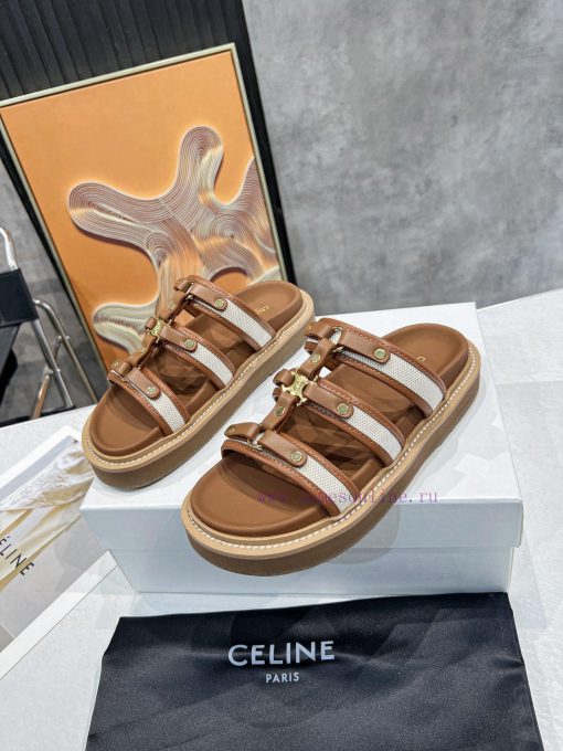 Original replica Celine24 new color Celine Silin TIPPI new coffee color vegetable tanned cowk0fma1dw - Image 5