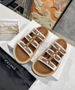 Original replica Celine24 new color Celine Silin TIPPI new contrasting white and brown vegetxer7kjz3