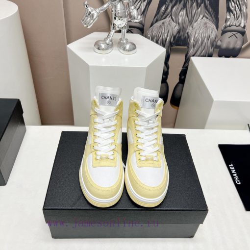 Top Fabric "Chanel C Home 2024 vs Spring/Summer Hot Canvas Leisure SeriesHigh top color bloc2l7p19iy