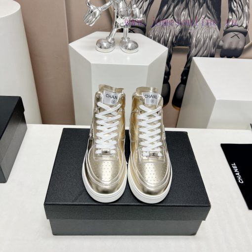 Leather Mask 'Top'Chanel C Home 2024 vs Spring/Summer Hot Canvas Leisure SeriesHigh top colo3l2zw7rx - Image 2