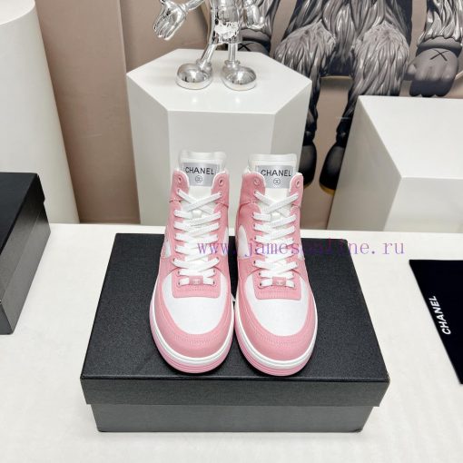 Top Fabric "Chanel C Home 2024 vs Spring/Summer Hot Canvas Leisure SeriesHigh top color bloc5ocgeyaj - Image 2