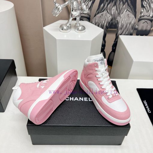 Top Fabric "Chanel C Home 2024 vs Spring/Summer Hot Canvas Leisure SeriesHigh top color bloc5ocgeyaj - Image 10