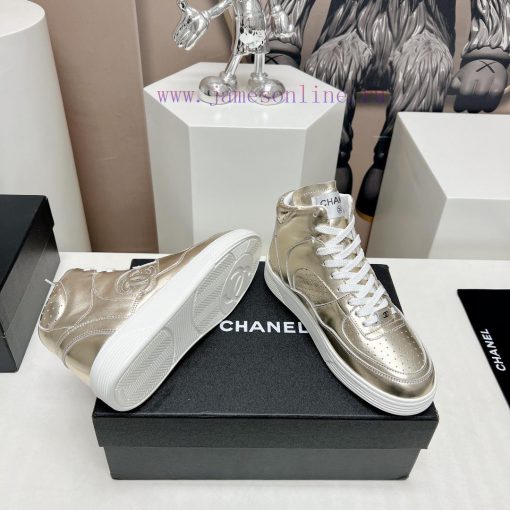 Leather Mask 'Top'Chanel C Home 2024 vs Spring/Summer Hot Canvas Leisure SeriesHigh top colo3l2zw7rx - Image 10