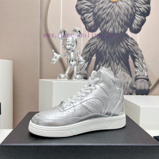 Leather Mask 'Top'Chanel C Home 2024 vs Spring/Summer Hot Canvas Leisure SeriesHigh top colo3wypz2go - Image 7