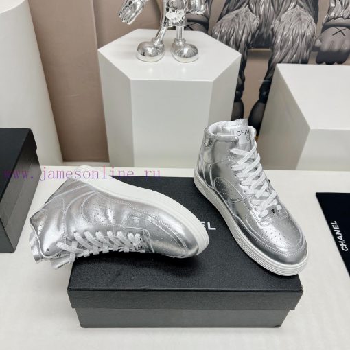 Leather Mask 'Top'Chanel C Home 2024 vs Spring/Summer Hot Canvas Leisure SeriesHigh top colo3wypz2go - Image 8