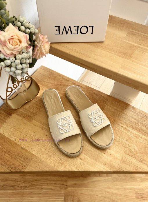 ~LOEWE purchasing grade 2024 early spring new slippers fisherman shoes, comfortable, lightweon01h8bx - Image 3