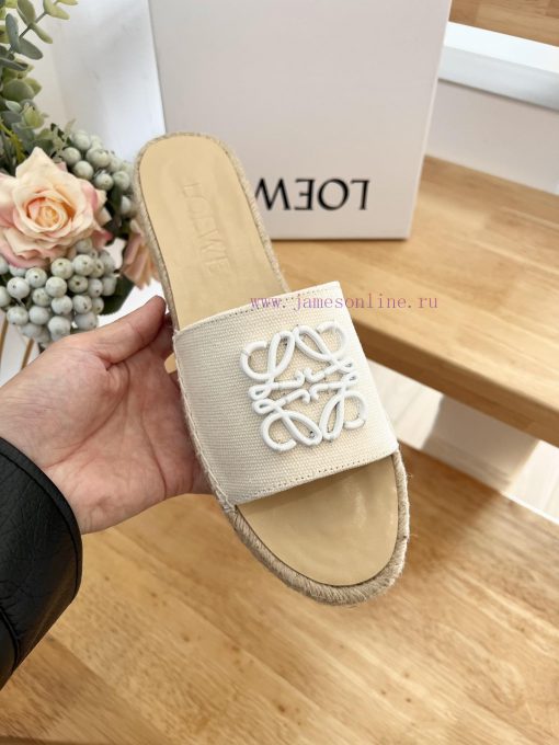 ~LOEWE purchasing grade 2024 early spring new slippers fisherman shoes, comfortable, lightweon01h8bx - Image 8