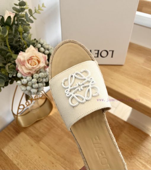 ~LOEWE purchasing grade 2024 early spring new slippers fisherman shoes, comfortable, lightweon01h8bx - Image 9